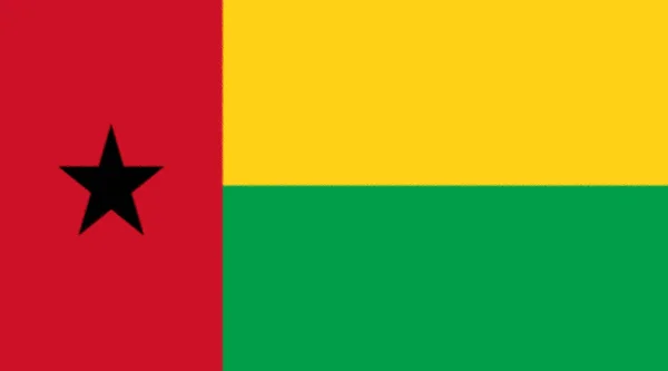 Vlag Van Guinee Bissau — Stockfoto