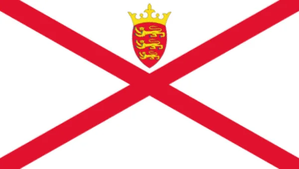 Σημαία Του Νησιού Jersey — Φωτογραφία Αρχείου