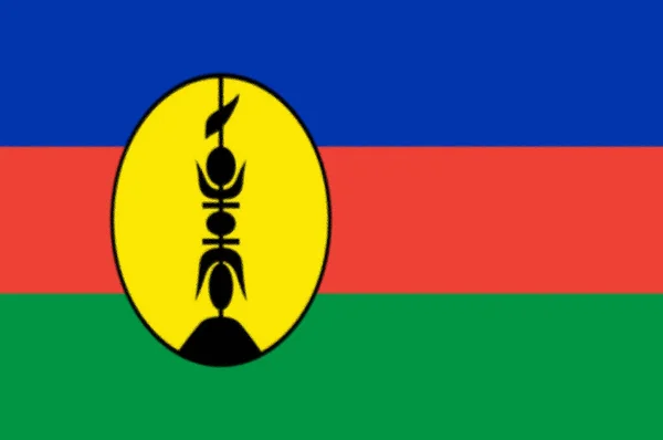 Vlajka Nové Kaledonie — Stock fotografie