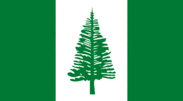 Прапор Острова Норфолк — стокове фото