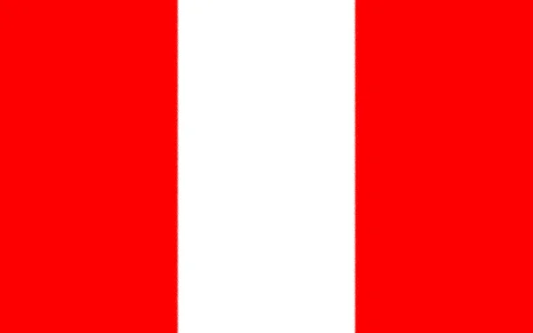 Zászló Peru Dél Amerika — Stock Fotó