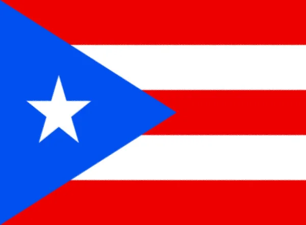Vlag Van Puerto Rico — Stockfoto