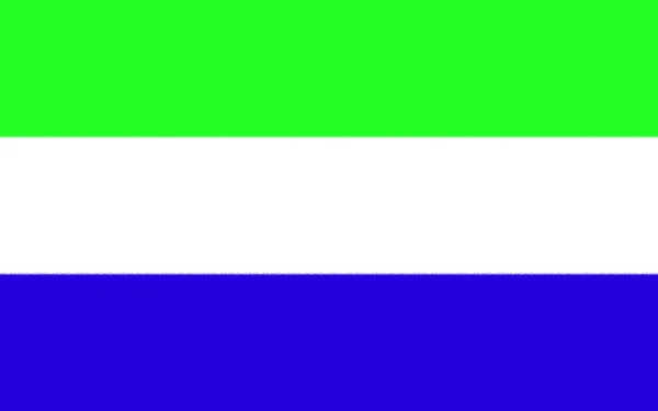 Bandeira Serra Leone — Fotografia de Stock