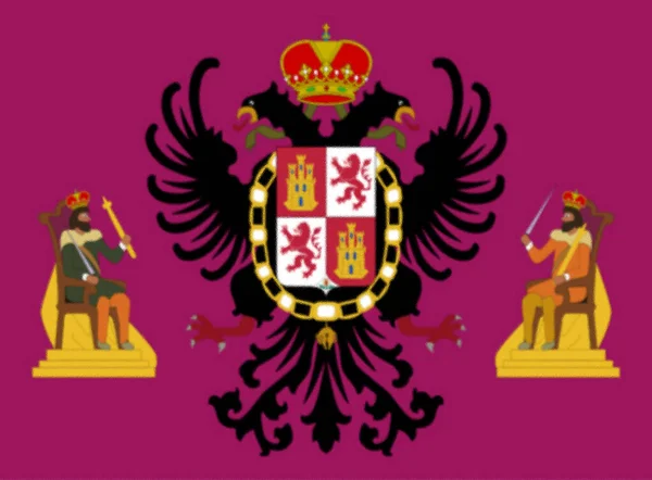 スペインのトレドの旗 — ストック写真
