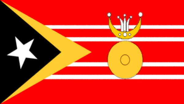 東チモールのマヌファヒの旗 — ストック写真