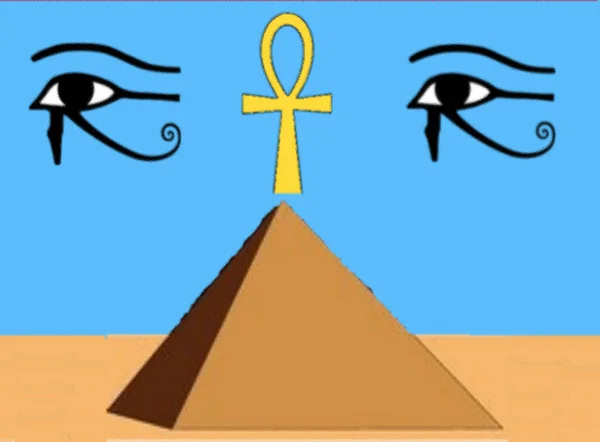 Bandiera Dell Impero Egiziano Una Nazione Non Riconosciuta Che Allontanata — Foto Stock