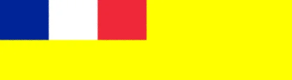 Bandeira Annam Colônia Francesa — Fotografia de Stock