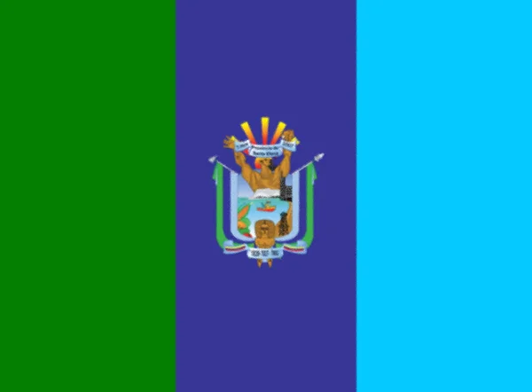 Flaga Prowincji Santa Elena Ekwador — Zdjęcie stockowe
