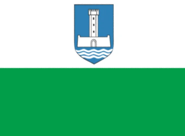 Flag Jrva Estonia — стокове фото
