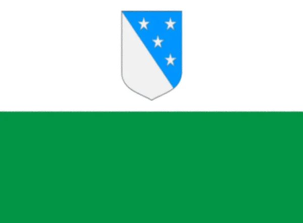 爱沙尼亚瓦尔加马国旗 — 图库照片