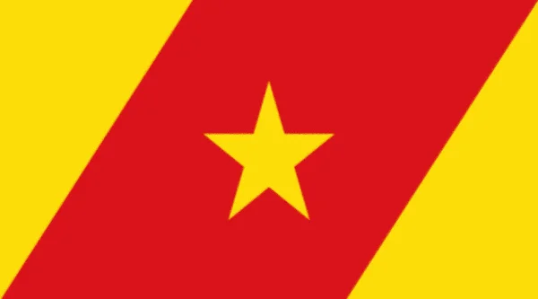 Flagge Von Amhara Region Äthiopien — Stockfoto