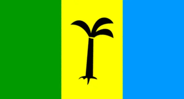 Bandeira São Cristóvão Nevis Anguilla 1958 1983 — Fotografia de Stock