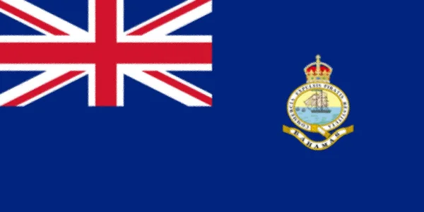 Флаг Багамских Островов 1904 1953 — стоковое фото