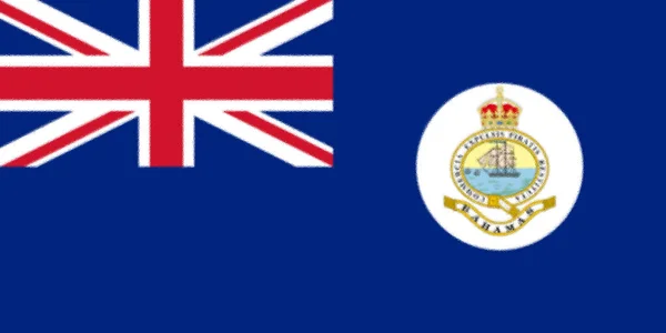 Bahamská Vlajka 1904 1923 — Stock fotografie