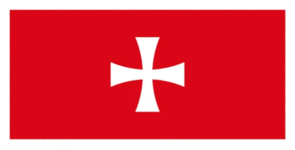 モンテネグロの司教区旗 — ストック写真