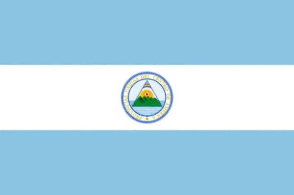 中央アメリカ連合州国官用旗の旗 — ストック写真