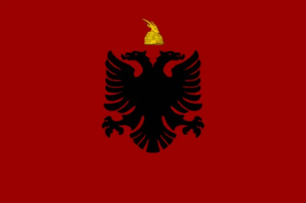 アルバニアの国旗1928年から1934年 — ストック写真