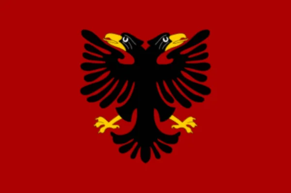 1920年から1926年までのアルバニア国旗 — ストック写真