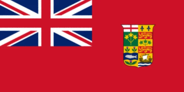 Красный Флаг Канады 1868 1921 — стоковое фото