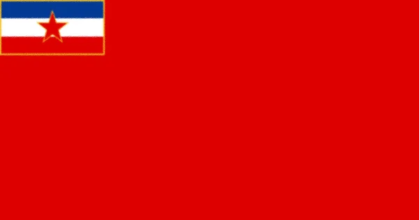 Vlajka Bosny Hercegoviny Době Sfry — Stock fotografie