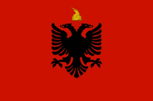 Bandera Del Reino Albania 1928 1939 — Foto de Stock
