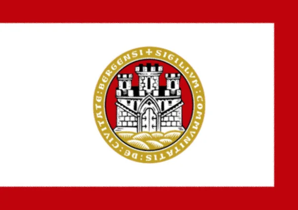 Флаг Бергена — стоковое фото