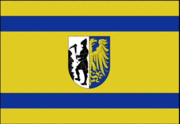 Flagge Von Bytom Polen — Stockfoto