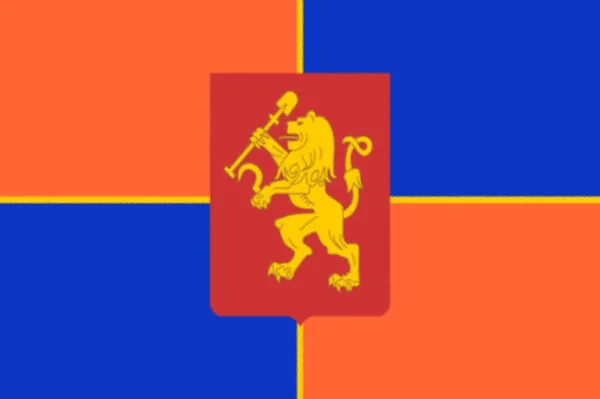 Krasnoyarsk Oroszország Zászlaja — Stock Fotó