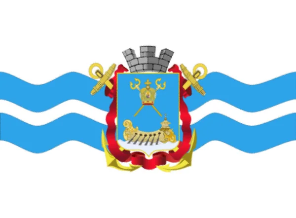 Прапор Миколаєва Україна — стокове фото