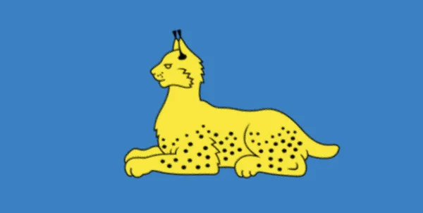 Flagge Von Gomel Weißrussland — Stockfoto