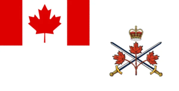 Kanadensiska Arméns Flagga — Stockfoto