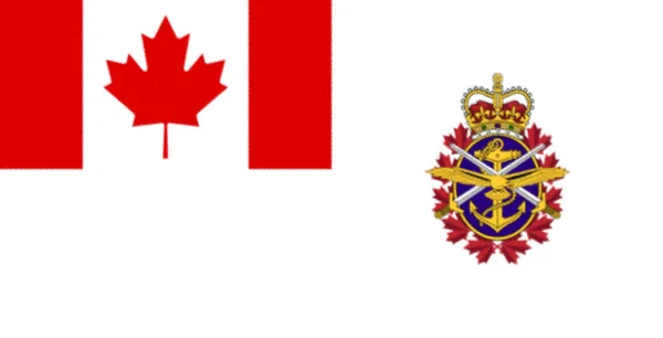Bandeira Das Forças Canadenses — Fotografia de Stock