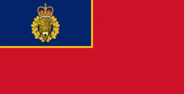 加拿大皇家骑警军旗 — 图库照片