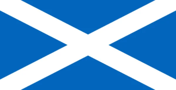 Flaga Szkocji Zjednoczone Królestwo — Zdjęcie stockowe