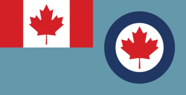 Kanadai Királyi Légierő Zászlós — Stock Fotó