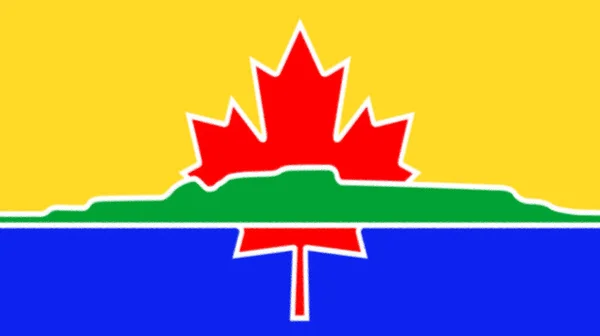 Flagga För Thunder Bay Ontario Kanada — Stockfoto