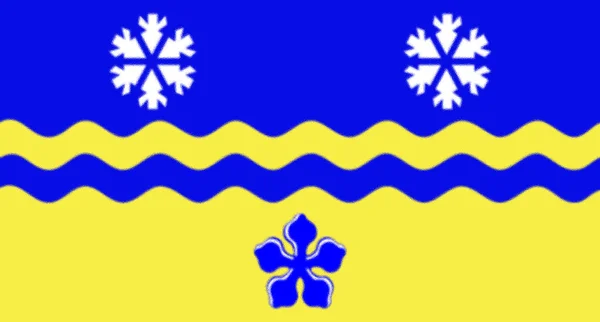 Flaga Prince George British Columbia Kanada — Zdjęcie stockowe