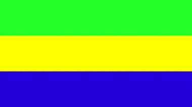 Gabon bayrağı, Afrika