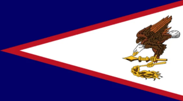 Σημαία Των Αμερικανικών Σαμόα — Φωτογραφία Αρχείου