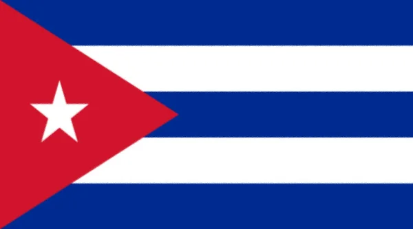 Bandiera Cuba Nord America — Foto Stock
