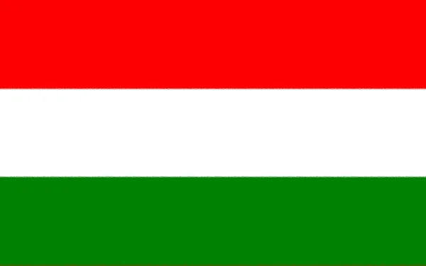 Bandera Hungary Europe — Foto de Stock