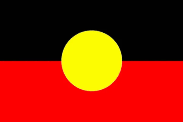 Bandera Indígena Australia — Foto de Stock