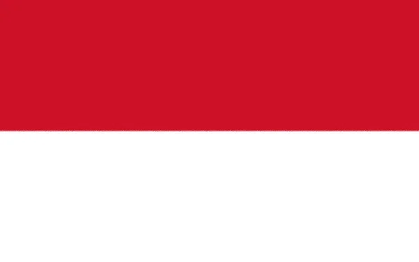 Флаг Индонезии Азии — стоковое фото