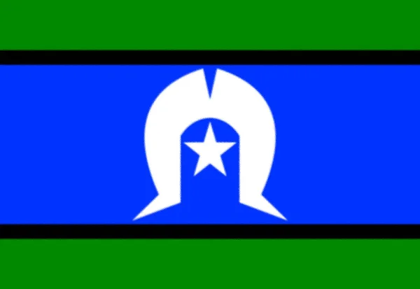 Indigene Flagge Australiens — Stockfoto