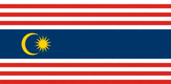Bandeira Kuala Lumpur Malásia — Fotografia de Stock