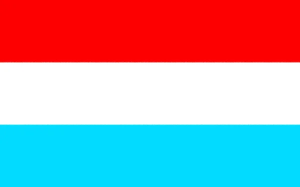 卢森堡 欧洲国旗 — 图库照片