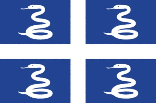 Bandiera Dell Isola Martinica — Foto Stock