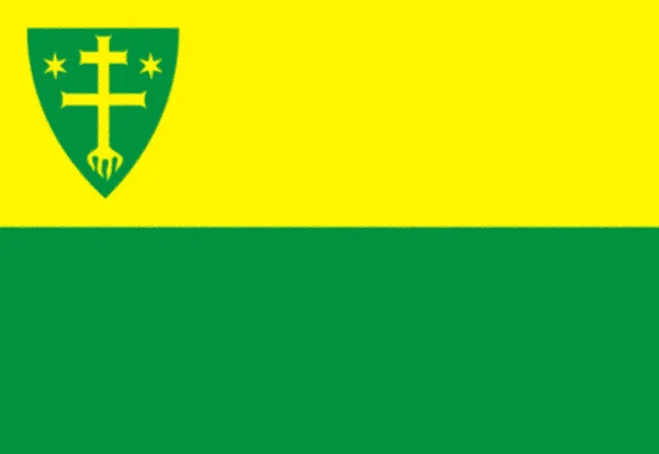 Flagge Von Zilina Slowakei — Stockfoto