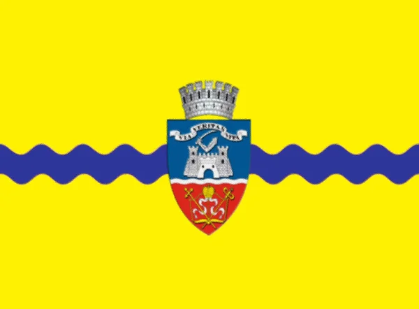 Flag Arad Romania — Stock Photo, Image