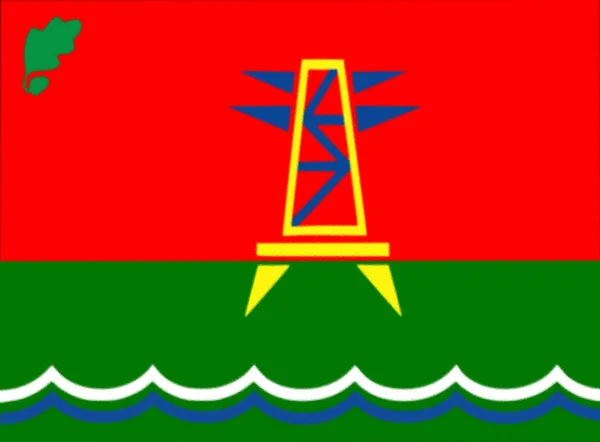 Flag Dubasari Moldova — Stock Photo, Image
